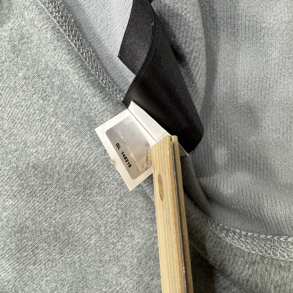 The North Face Sweatshirt Mens XL Gray Blue Long Sleeve 1/4 Zip Pull Over Logo - Picture 8 of 9